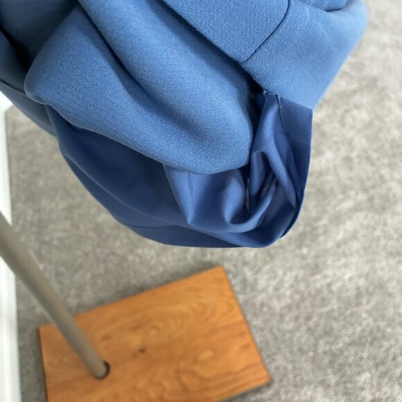 Ann Taylor Blue Double Weave Shift Mini Dress - Picture 8 of 11